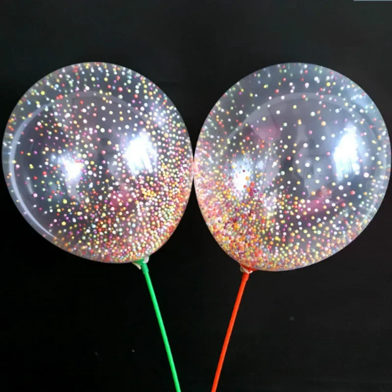 10 Sets 40cm Latex Balloon Stick White Foil Balloons Sticks with Cup DIY Wedding Birthday Party Christmas Decoration Accessories