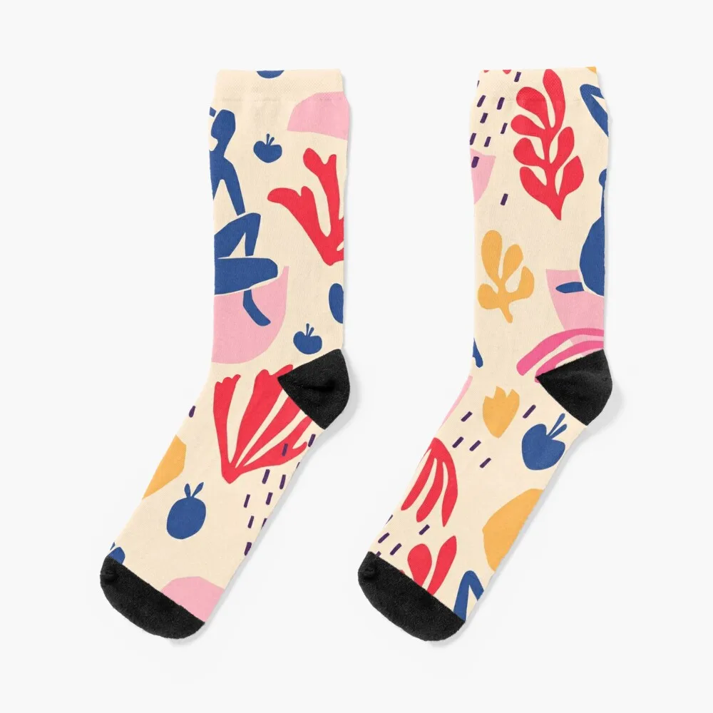 Dance matisse pattern pt.2 Socks gym socks Children's socks Girl'S Socks Men's