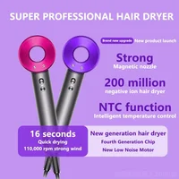High-speed Negative Ion Hair Care Hair Dryer 110000rpm Wind Speed 62m/second Fast Drying Household Super Hair Dryer
