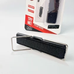 Universal Finger Grip Phone Stand with Wrist Band and Push Back Bracket (2)