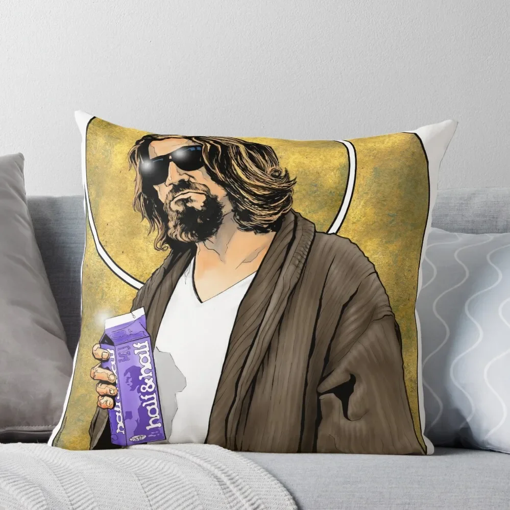 

The Dude Big Lebowski Poster Throw Pillow Sitting Cushion Pillowcase