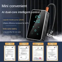 Pompe à Air sans fil 150psi, écran tactile/clé, gonfleur de pneus électrique Portable pour voiture, vélo, moto, Mini compresseur d'air injector 3