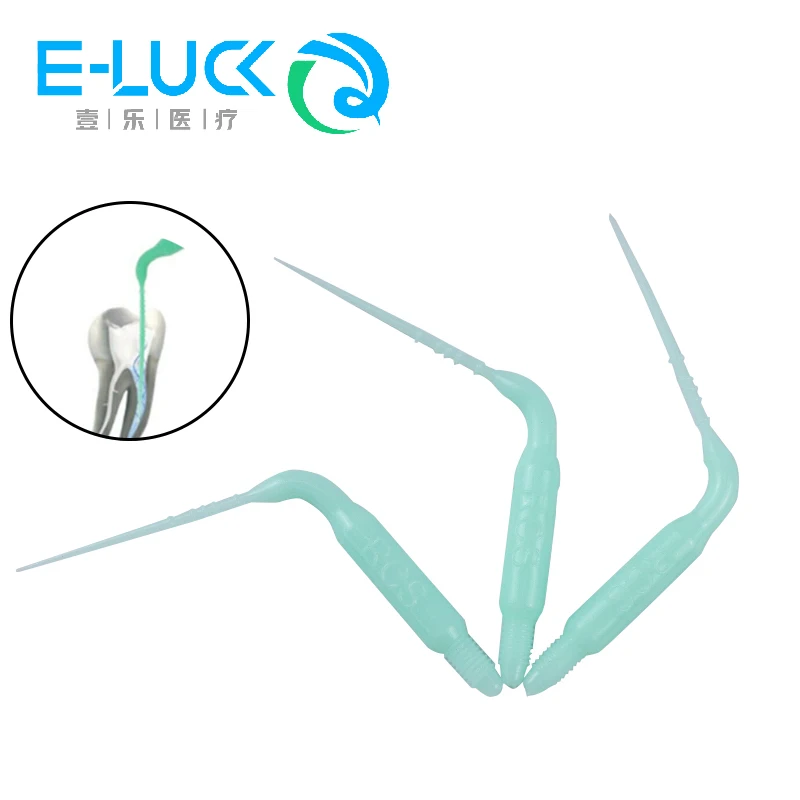 

6pcs/box Dental Plastic Sonic Powered Endo Irrigation Tips Air Scaler Handpiece Endo Sonic Tips Dentist Instrument Lab Material