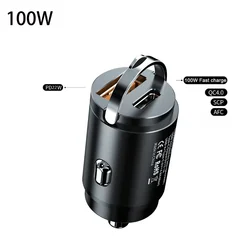 Dual - Port Fast Charging Car Adapter with 100W/200W Output (100W)