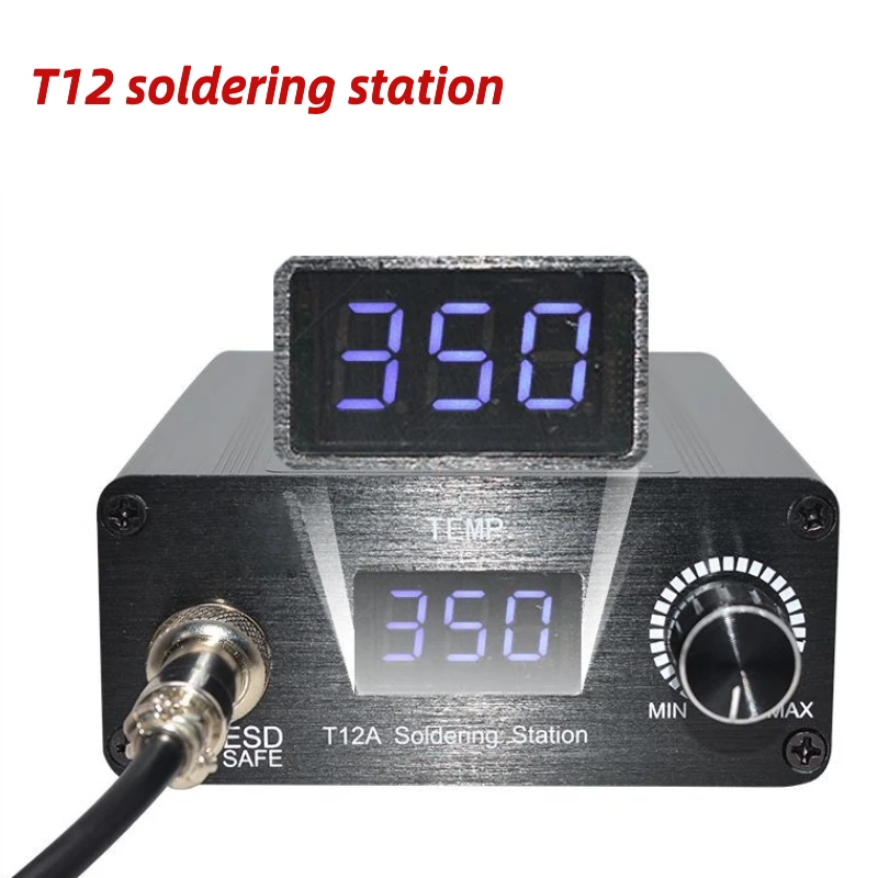 Electronic Welding Iron T12 Soldering Station Digital Temperature Adjust Soldering Iron Repair Tool Set