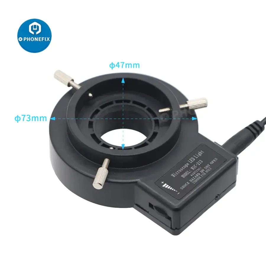 48MP 4K 1080P HDMI USB Output HD Industrial Digital Microscope Camera + 130X Zoom Lens Cantilever Stand for Soldering Repair 5