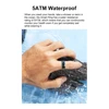 Smart Ring R08 Blood Oxygen Pressure Health Monitor 5ATM Waterproof Health and Sleep Monitor With Charging Case for Phone 4
