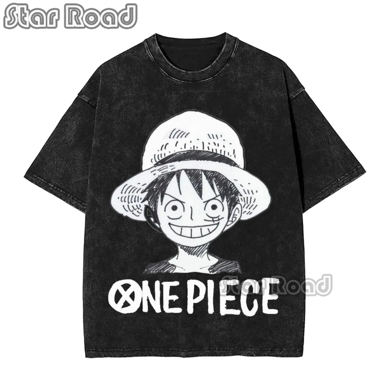 

Summer New Arrival Cute One Piece Anime T-shirt Cute Luffy 3D Print Fashion Harajuku Casual Short Sleeve Clothing for Unisex