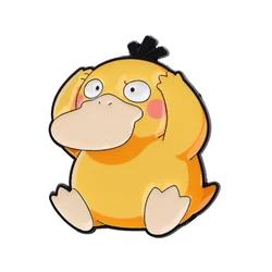 Adorable Anime Monster Enamel Pin - Quirky Duck and Turtle Brooch for Backpack and Costume Accessories (4)