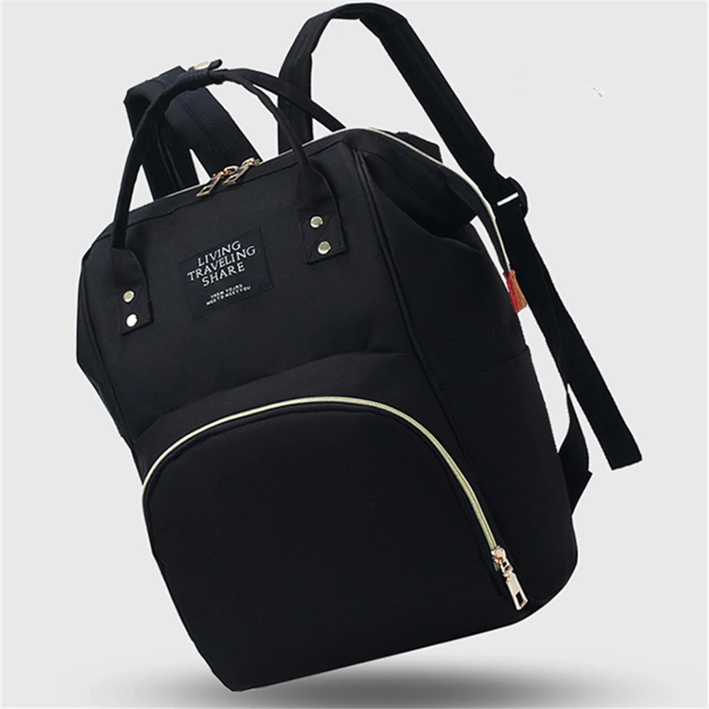 Fashionable and Multifunct Mummy Bag Large Capacity Storage Backpack Baby Bottle Insulation Storage Bag Diaper Organize Backpack - 3