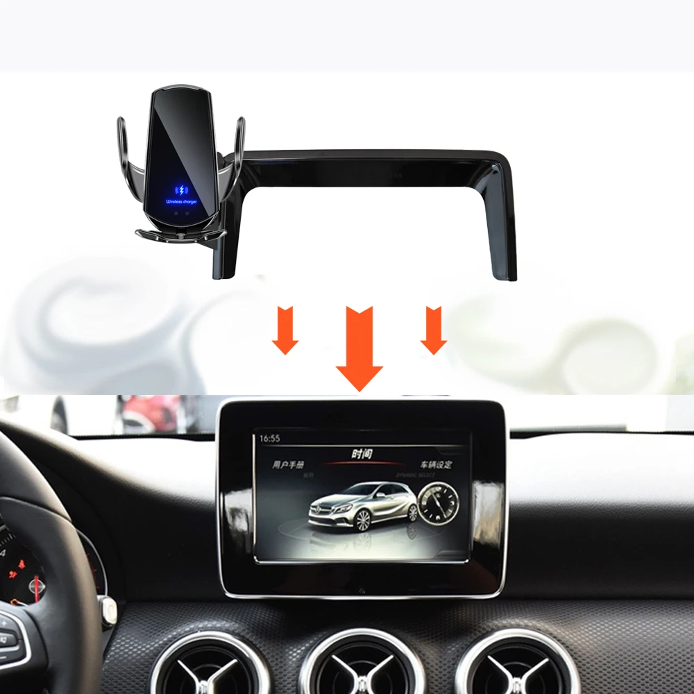 Support de téléphone de voiture pour Mercedes Benz Classe A, W176, Classe  B, W246, GLA, XACHCLA, C117, Écran, Partners, Base, Navigation, Rapide,  Ket