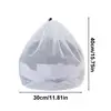 Laundry Wash Bags Universal Mesh Wash Bag With Drawstring Washable Laundry Delicates Bag Dirty Clothes Bag Net Bags For Home 6