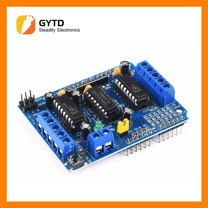 

1pcs L293D Motor Drive Shield dual for arduino Duemilanove, Motor drive expansion board motor control shield