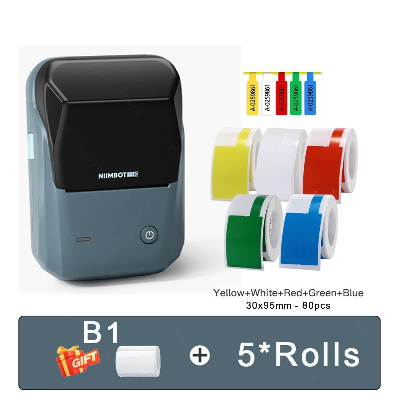 Niimbot B1 Cable Label Printer Handheld Small Label Machine Portable