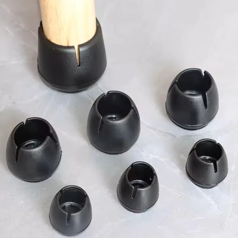 

Silicone Furniture Feet Pads with Felt Floor Protectors for Non-Slip Sofa Chair Table Glides Feet Cap Bottom Accessories