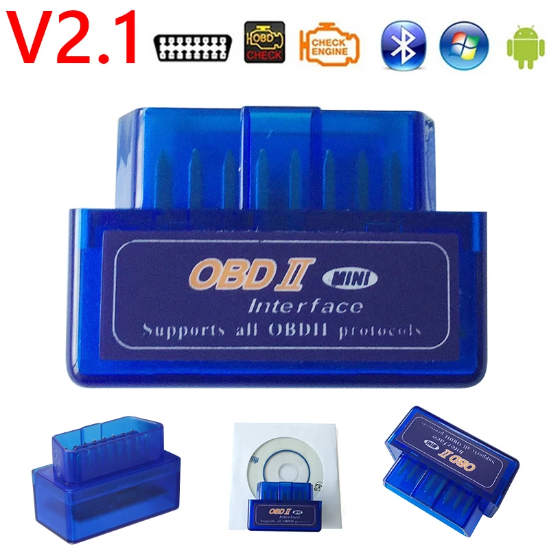 Mini Elm327 V2.1 Bluetooth, Outil De Diagnostic Automobile, Lecteur De  Code, Prise Obd2, Elm 327 Bt V2.1 - Lecteurs De Code Et Outils De Balayage  - AliExpress