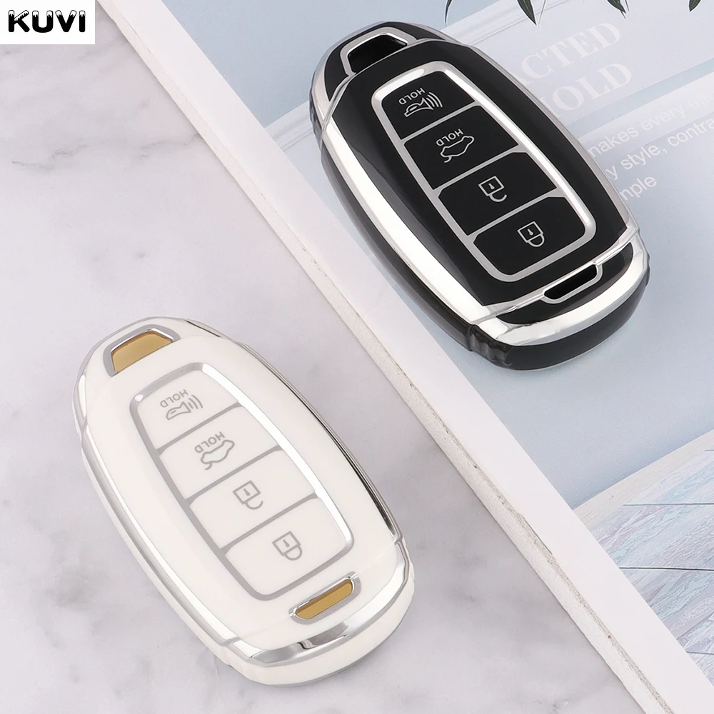 3 4 Tasten TPU Auto Smart Key Fall Abdeckung Anhänger für Hyundai i30 ix35  Kona Encino Solaris Azera Grande tur Ig Akzent Santa Fe Palisade -  AliExpress