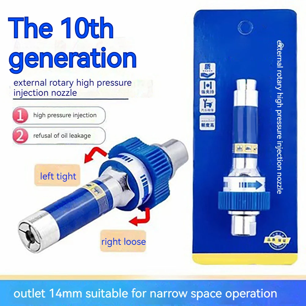 Grease Coupler Adapter Grease Coupler Lock Clamp Type Quick Release Grease Nozzle M6/M8/M10 Mouth Connector Oil Pump Lock on Tools Hose