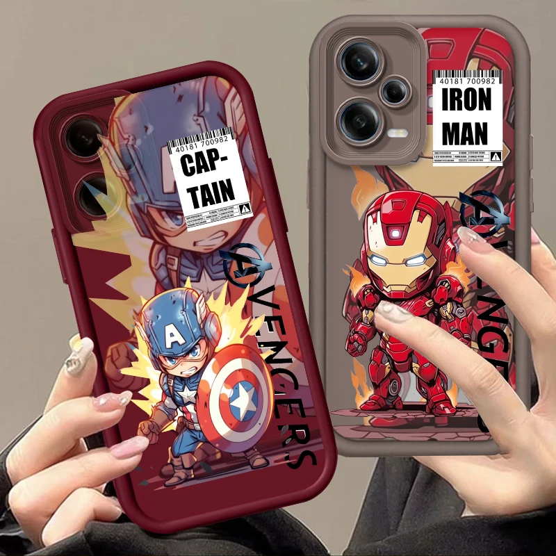 Cap Tain Hulk Marvel Eye Ladder Per Oppo Find X5 X3 A58 A57 A55 A53 A54 A92 A74 A78 A98 A16 A94 A76 A72 5G Tpu Phone Case
