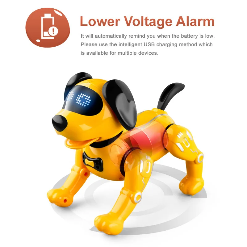 Hot-Selling Jjrc Children'S Intelligent Remote Robot Stunt Voice Dialogue Gesture Induction Toy Pet Robot Dog Birthday Gift 3