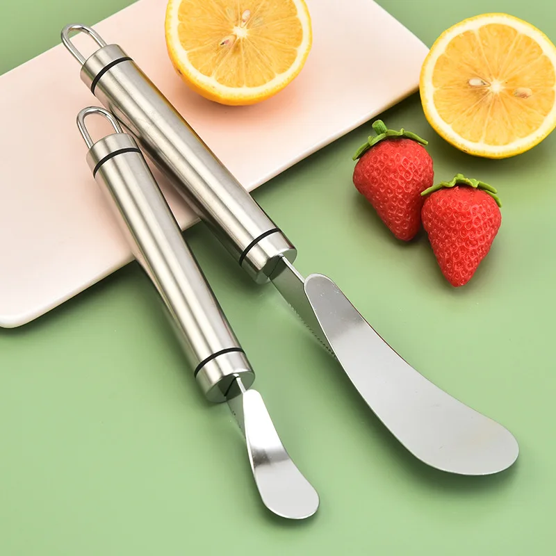Stainless Steel Orange Grapefruit Peeler Fruit Opener Skinning Knife Vegetables Peeling Cutter, orange peeler