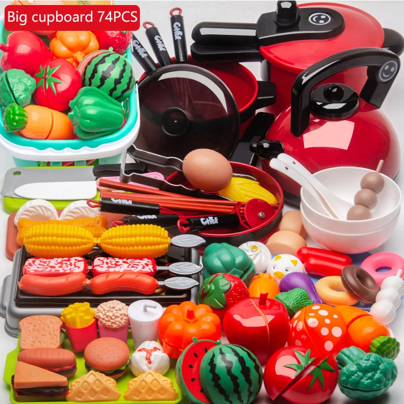Kids Play House Kitchen Cooking Toy 3 In 1 Cookware Toys Educational Pretend Play Kitchen Kit - View #7