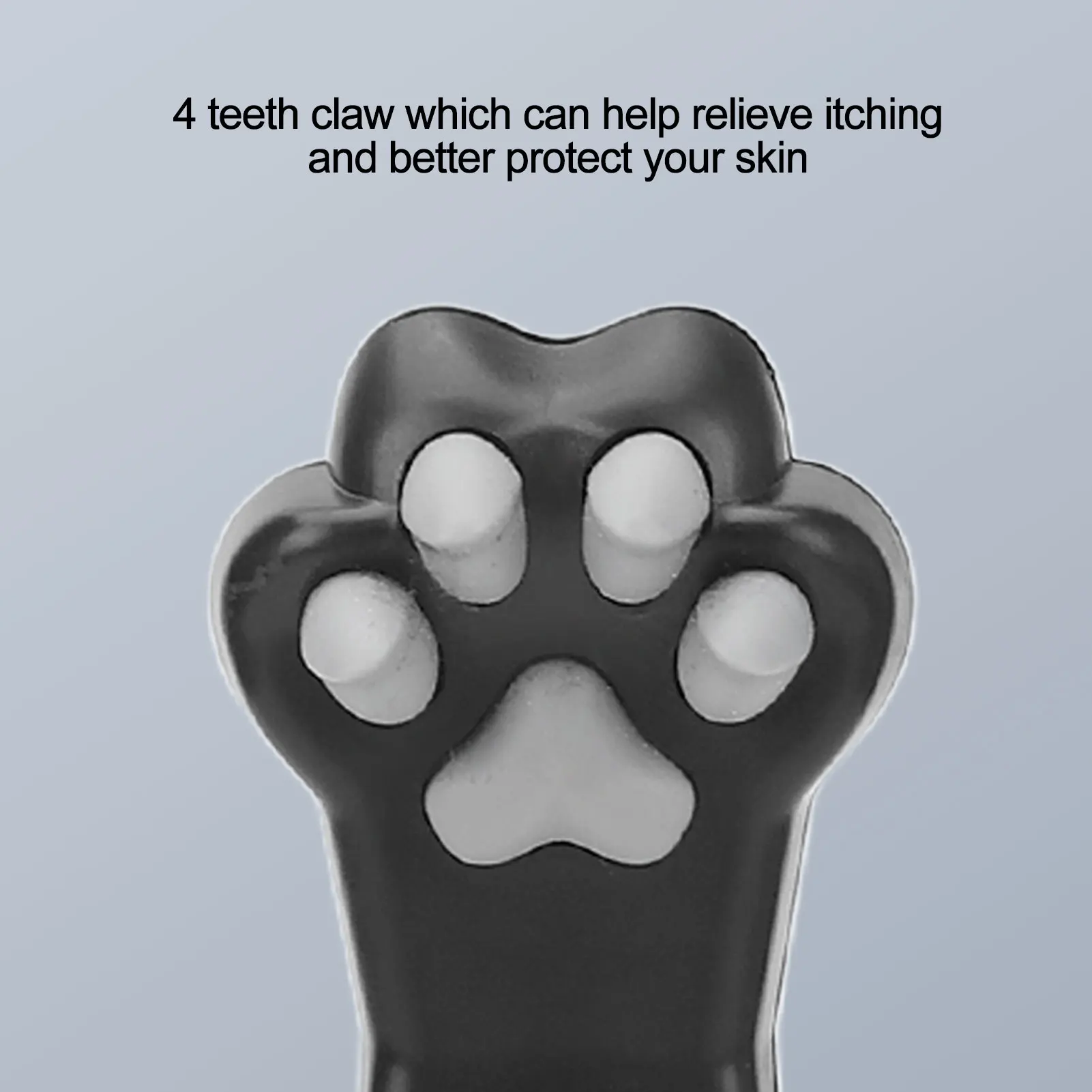 1pcs Stainless steel back scratcher retractable silicone cute cat claw back scratcher retractable massage relaxation tool