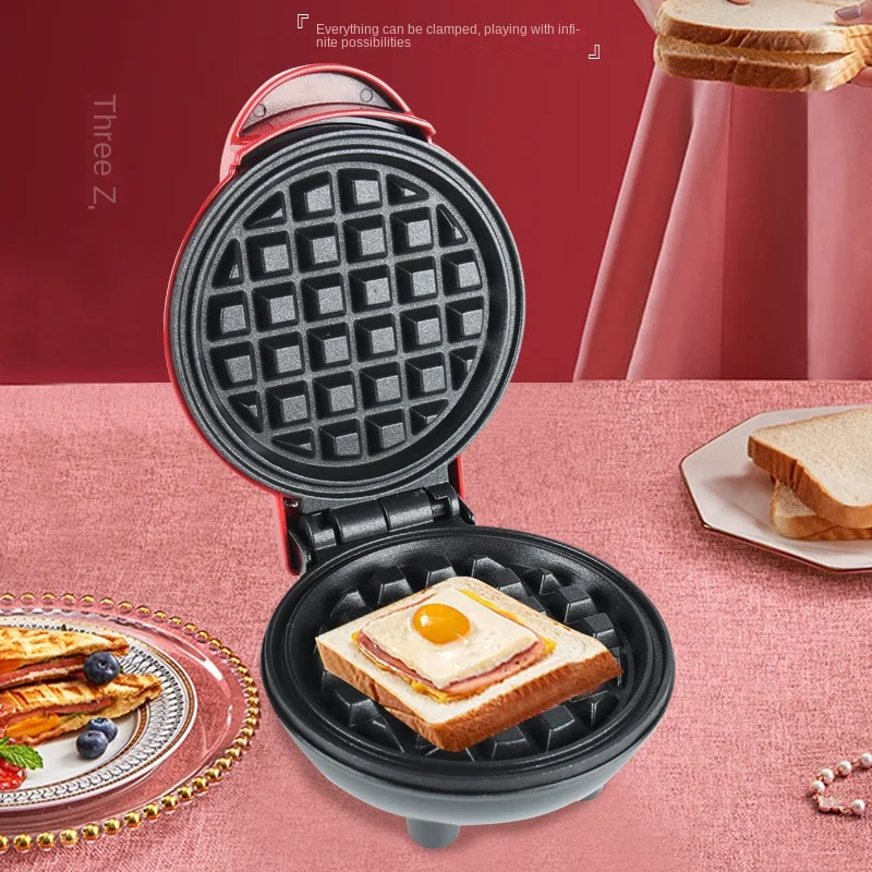 

Electric Waffles Maker Machine Kitchen Cooking Appliance for Kids Breakfast Dessert Non-Stick Pan Pot