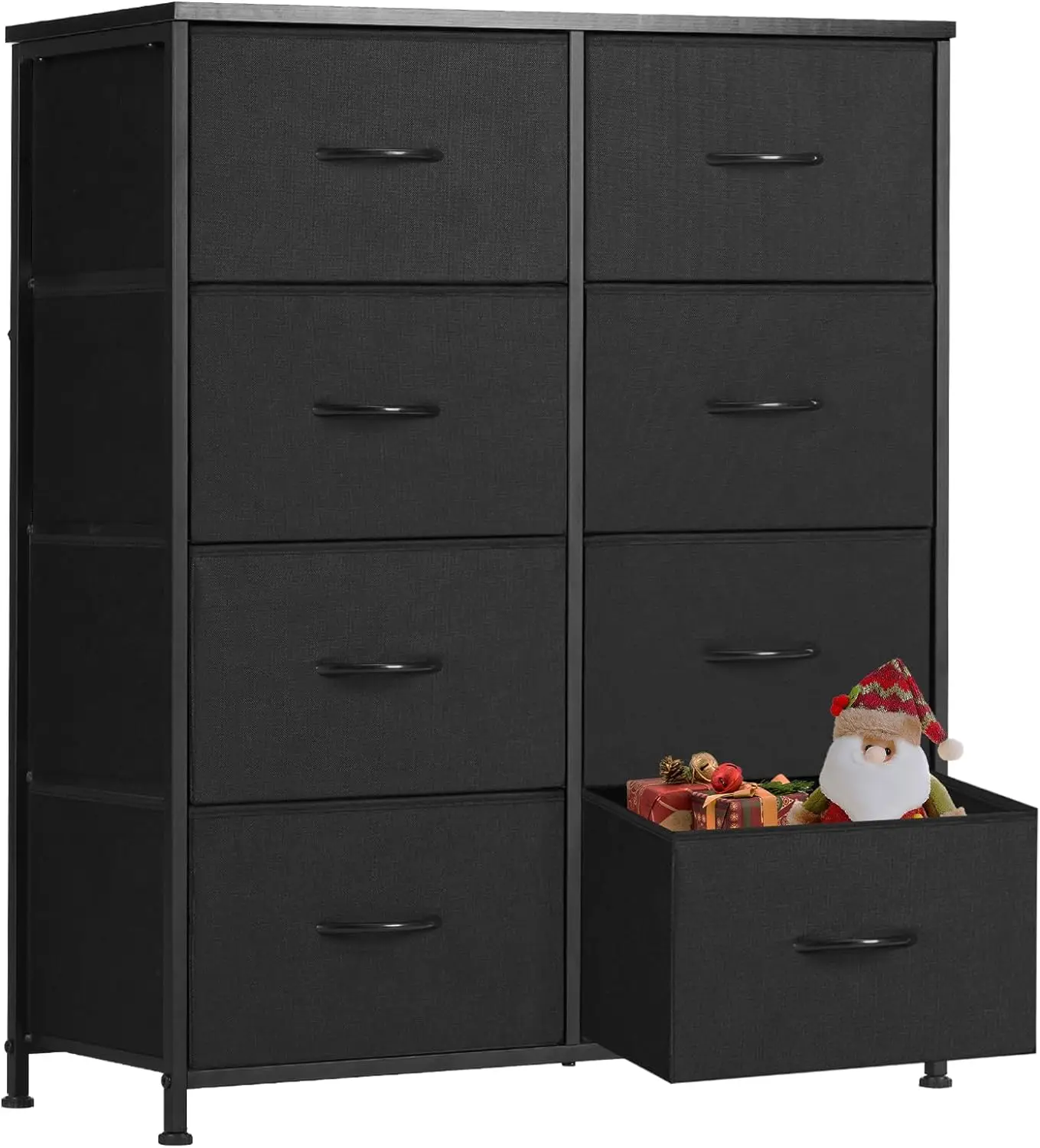 Sweetcrispy Dresser for Bedroom Tall Drawer Dresser Organizer Storage Drawers Fabric Storage Tower with 8 Drawers