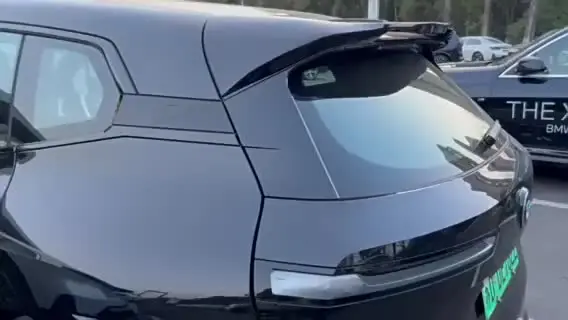 Глянцевый черный спойлер на крышу в стиле MP для BMW IX ix 2023+ гг.