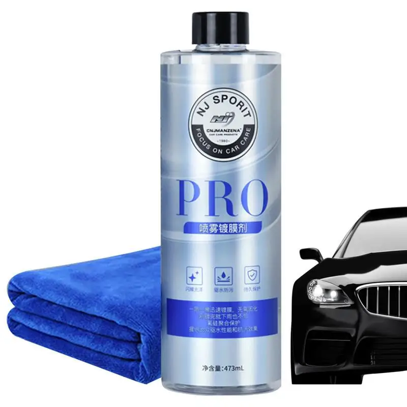 

Quick Coating Spray Wax 473ml Car Coating Nano Mist Anti Fouling Ceramic Nano Spray Auto Shield Coating Car Exterior Restorer