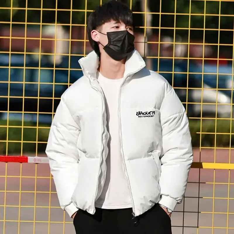 

Parkas Short Men's Down Jacket Warm Clothes Padding Korean Luxury Clothing Male Padded Coats Youthful Winter 2023 Popular Korea