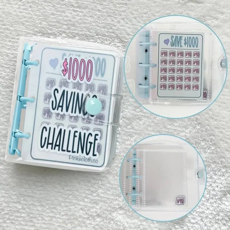 Ultimate Savings Challenge Binder with Durable Glossy Envelopes - Perfect Christmas Money-Saving Gift