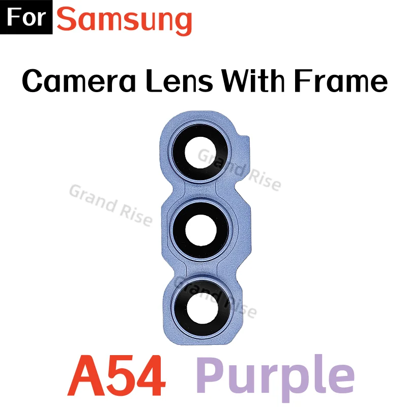 High-Quality Rear Camera Glass Lens with Frame and Adhesive Replacement