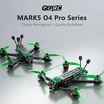 GEPRC MARK5 O4 Pro 5inch Freestyle Quad (Wide X / DC) - F722 50A O4 Air Unit Pro 2107.5 1960KV 6S LiPo 1