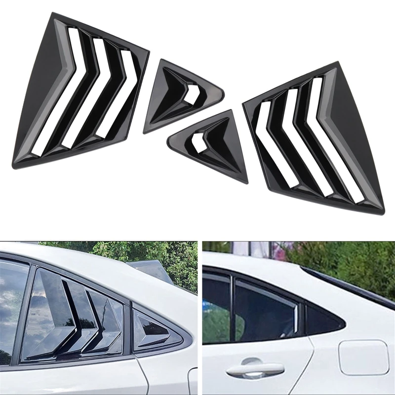 

2Pcs Easy Installation for cars Rear Window Louvers Vent Cover for Ralink 20 F19A