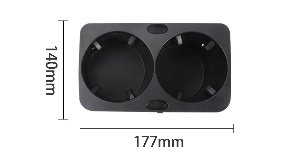 For Volkswagen Magotan B6 B7 Car Console Storage Tray Cover Rear Sliding Shutters Water Cup Holder For 2007-2015 3C0862834