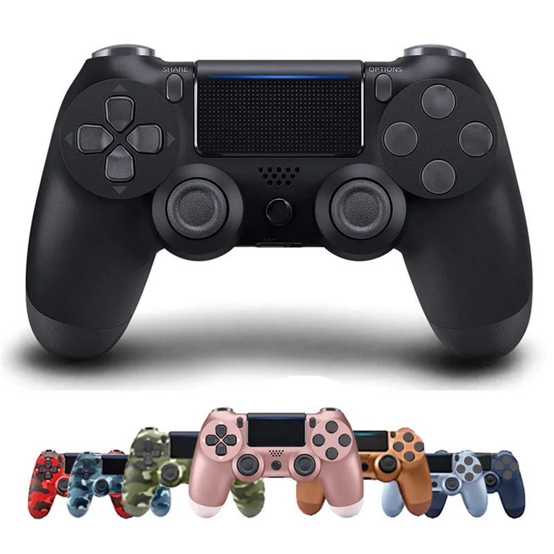 De Jeu Sans Fil Bluetooth Pour Console Ps4, Avec Vibrations