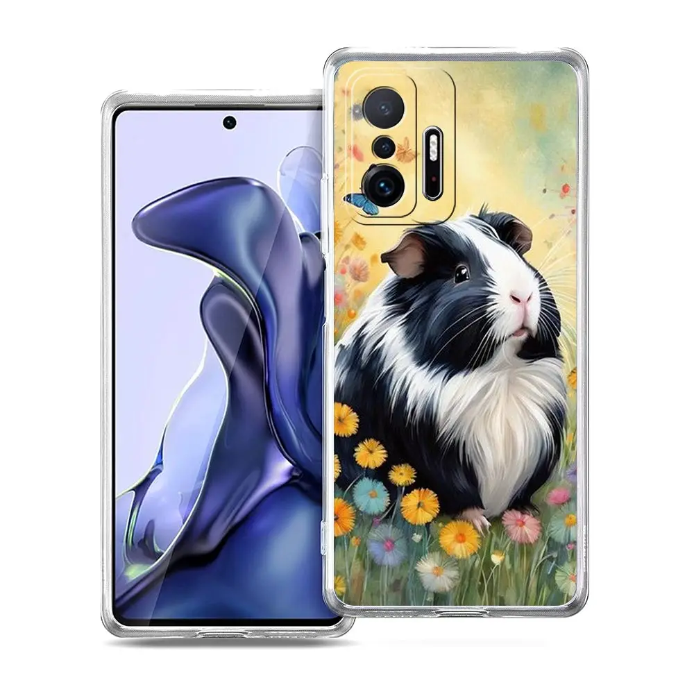 Clear Guinea Pig Cute Animal Phone Case Cover