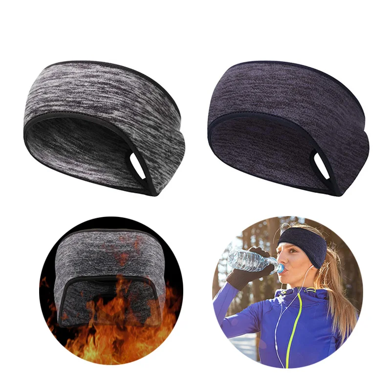 

2Pcs Ear Warmers Headband Winter Running Headbands Sweatband Head Wrap Warm Ear Covers for Men Women Cycling Skiing Jogging