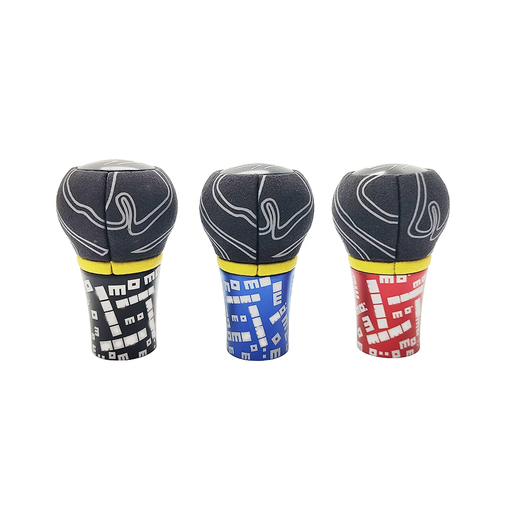 

Suede Leather Car Gear Shift Head Graffiti Camouflage Gear Shift Knob Manual Gear Shifter Head Head Shifter Stick For MOMO