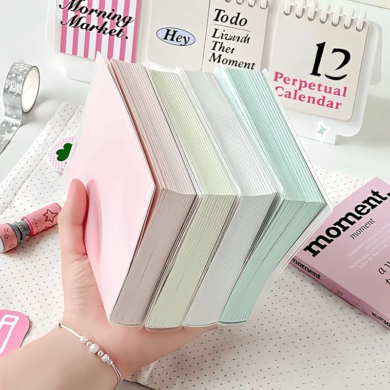 Thickened Large Capacity Transparent Cover Writing Journal - 400 Pages