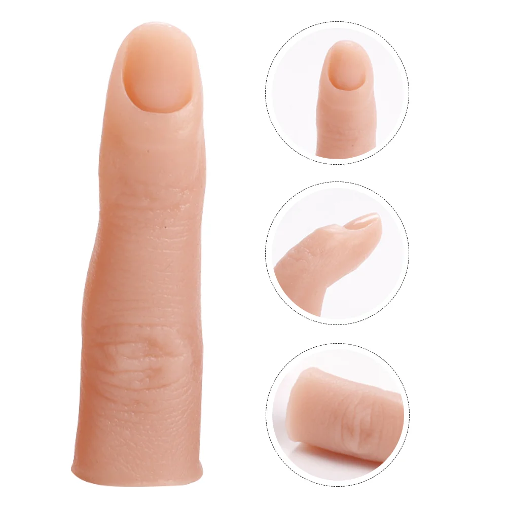 

Full Silicone Practice Hands Nail Finger Manicure Supply Fake Training Silica Gel