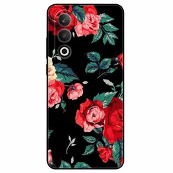 Black Marble Flower Silicone TPU Case - Stylish Protective Cover for K12 plus (1)