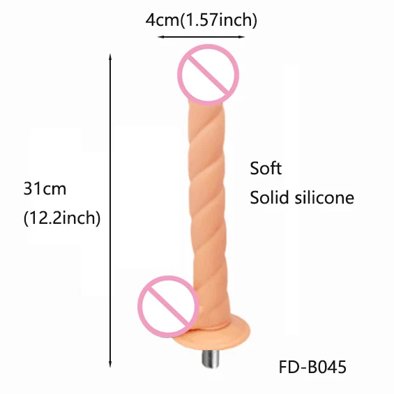 Sex Toy Lifelike Dildo Attachment for Sex Machine with 3 XLR Connector for Women Masturbation