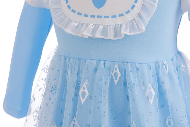 Vestito Bambina Sunny Fashion - Maglia Lunga Cotone Arcobaleno Fiori | 3-8 Anni - Foto 6