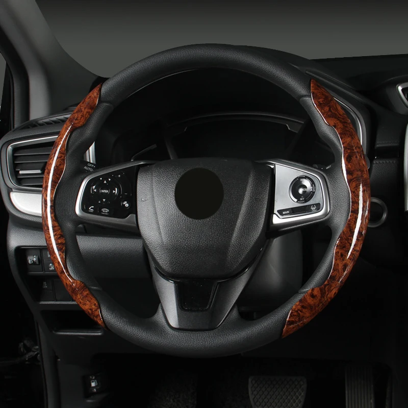 

1 Pair Car Steering Wheel Cover 38CM Steering Wheel Case fit 15 Inch For golf/BMW/VW Steering Wheel