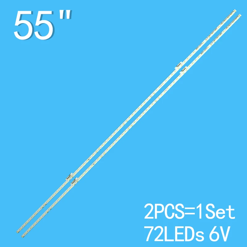 

LED backlight strip For HZ55U7A 55H9E 55H905 Hisense 55-55-55S5-2X72-4014C_ 9S4P LT-1187231 02180707C HZ55U8AC