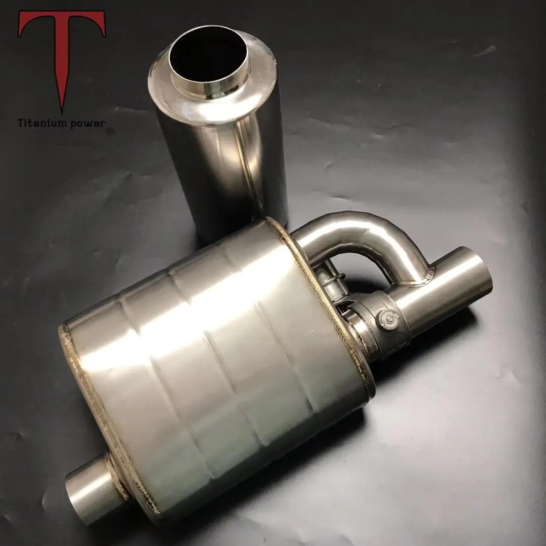 

2.5" high quality exhaust muffler titanium motorcycle exhaust pipe