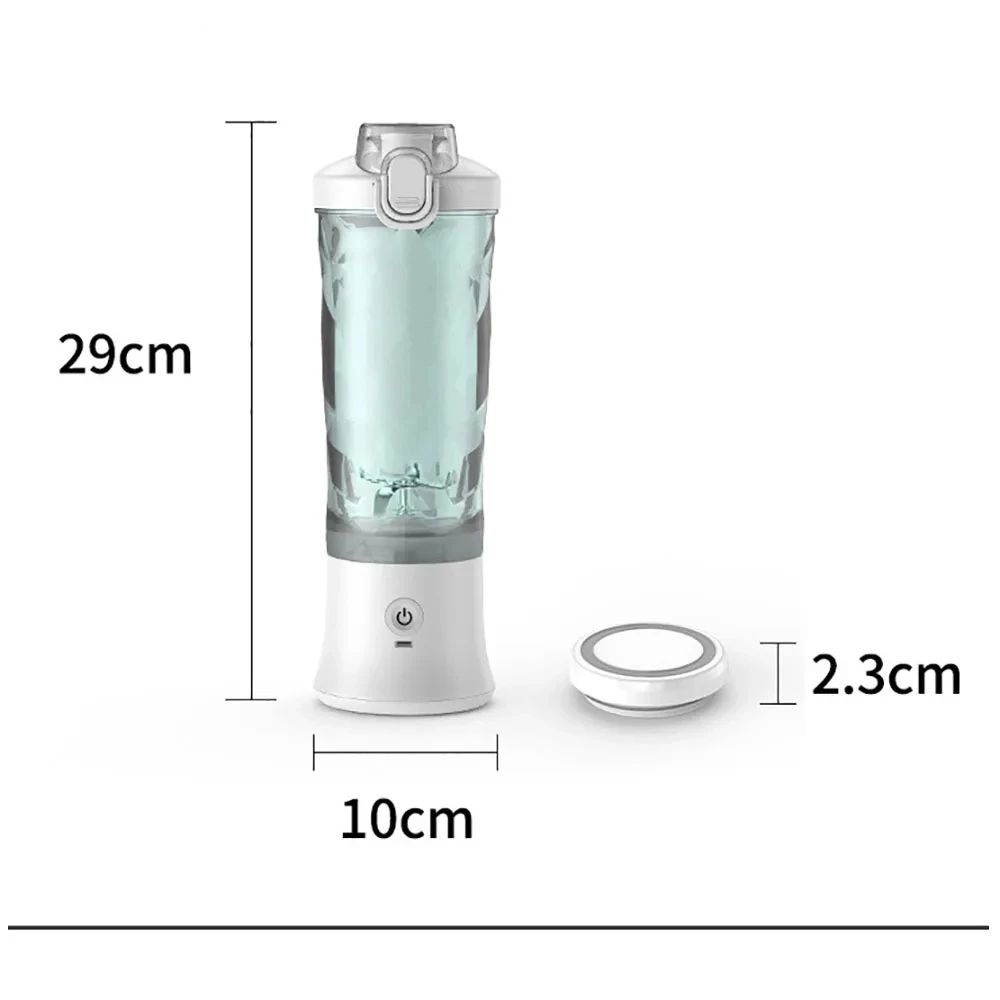 New 4000mAh Portable Juicer Cup 600ML 10-Leaf Blade Powerful Motor Mini Blender for Shakes Smoothis Blender Mixer Cup Outdoor 5